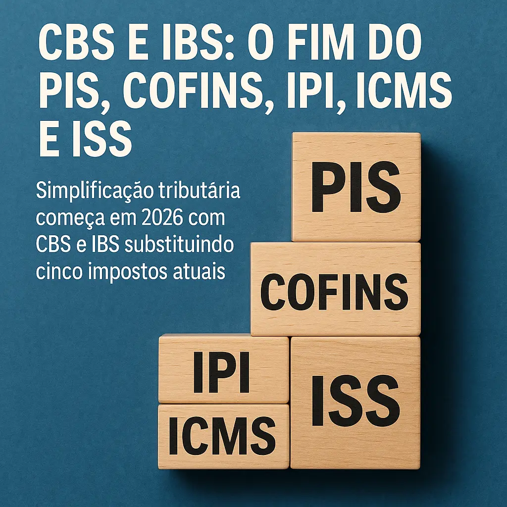 CBS e IBS: o fim do PIS, COFINS, IPI, ICMS e ISS
