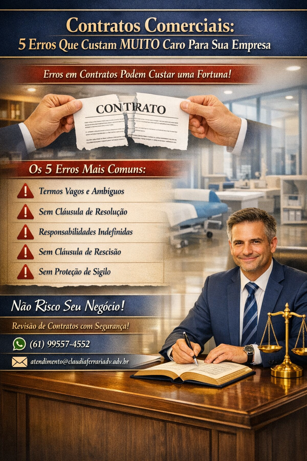 Contratos Comerciais: 5 Erros Que Custam MUITO Caro Para Sua Empresa